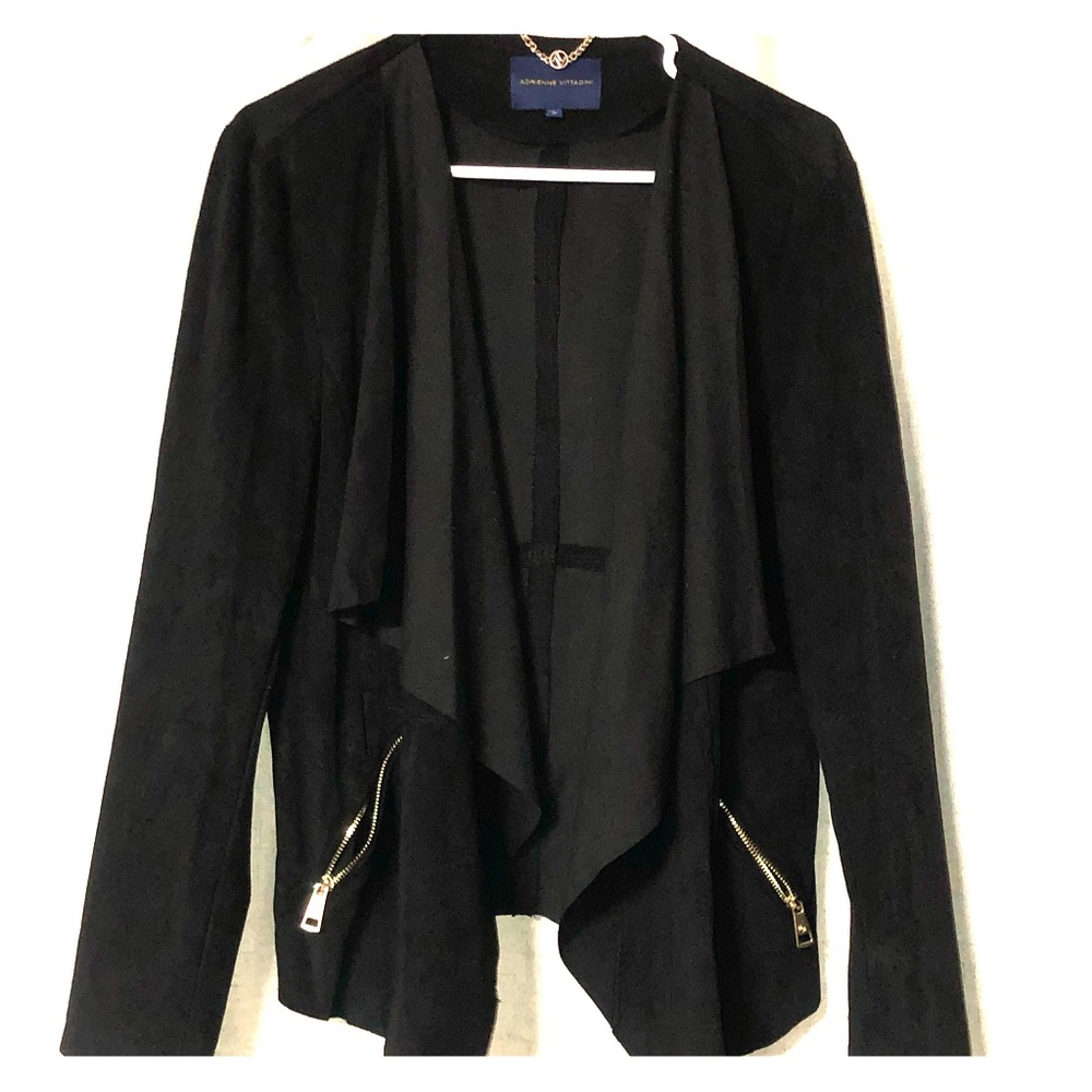 Suede blazer